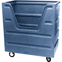 Bulk Laundry Trucks, Plastic, 29" W x 48" D x 55" H, 1000 lbs. Capacity NC474 | Rideout Tool & Machine Inc.