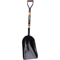 Grain & Coal Scoop Shovel, Wood, Tempered Steel Blade, D-Grip Handle, 27-3/4" Length Rideout Tool & Machine Inc.