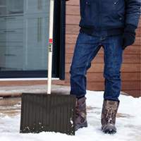 Nordic Snow Shovel, Polypropylene Blade, 17-3/4" Wide, D-Grip Handle Rideout Tool & Machine Inc.