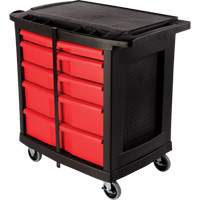 5-Drawer Mobile Work Centre, Plastic Surface NH485 | Rideout Tool & Machine Inc.