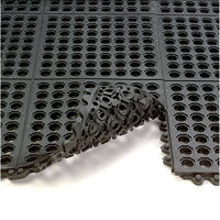Tapis 24/Seven, Caoutchouc, 3' la c, 3' lo, 5/8" &eacute;paisseur, Noir Rideout Tool & Machine Inc.