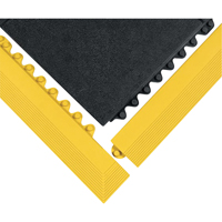 24/Seven&reg; Matting, Rubber, 3' W x 3' L, 5/8" Thick, Black Rideout Tool & Machine Inc.