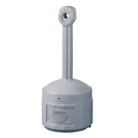 Smoker’s Cease-Fire<sup>®</sup> Cigarette Butt Receptacle, Free-Standing, Plastic, 4 US gal. Capacity, 38-1/2" Height NH832 | Rideout Tool & Machine Inc.