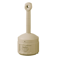 Smoker’s Cease-Fire<sup>®</sup> Cigarette Butt Receptacle, Free-Standing, Plastic, 4 US gal. Capacity, 38-1/2" Height NI378 | Rideout Tool & Machine Inc.