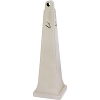 Groundskeeper Cigarette Waste Collectors, Free-Standing, Plastic, 1 US gal. Capacity, 39-3/4" Height Rideout Tool & Machine Inc.