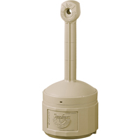 Smoker’s Cease-Fire<sup>®</sup> Cigarette Butt Receptacle, Free-Standing, Plastic, 1 US gal. Capacity, 30" Height NI702 | Rideout Tool & Machine Inc.