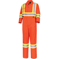 5514 High-Visibility Safety Coveralls, 36, High Visibility Orange Rideout Tool & Machine Inc.