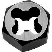 Fili&egrave;re de refiletage hexagonale pour boulon, dia. 1", Filet de M6x1, Acier au chrome Rideout Tool & Machine Inc.