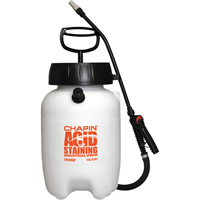 Industrial Acid Staining Sprayers, 1 gal. (4 L), Plastic, 12" Wand NJ009 | Rideout Tool & Machine Inc.