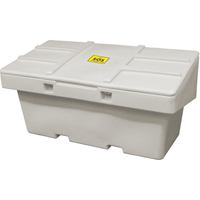 Salt Sand Container SOS™, With Hasp, 72" x 36" x 36", 36 cu. Ft., Grey NJ120 | Rideout Tool & Machine Inc.