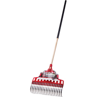Multi-Purpose Lawn Rake, 20" Blade, 20 Tines, Hardwood Handle, Steel Blade Rideout Tool & Machine Inc.
