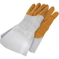 Gants de soudage &agrave; l'arc TIG en cuir de daim retourn&eacute; Gander Brand, Cuir fleur de daim, Taille 10 Rideout Tool & Machine Inc.