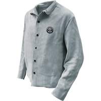 Veste de soudeur, Cuir, 2T-Grand, Gris Rideout Tool & Machine Inc.