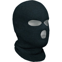 Classic 3-Hole Balaclava, Acrylic, Black Rideout Tool & Machine Inc.