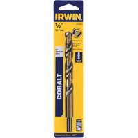 Heavy-Duty Jobber Drill Bit, High Speed Cobalt, 1/2", 6" L, 1-1/2" Flute, 135° Point Angle Rideout Tool & Machine Inc.