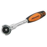 Swivel-Head Ratchet Wrench, 1/4" Drive, Cushion Grip Handle NJH170 | Rideout Tool & Machine Inc.