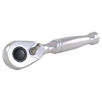 Stubby Quick-Release Ratchet Wrench, 3/8" Drive, Plain Handle NJH250 | Rideout Tool & Machine Inc.