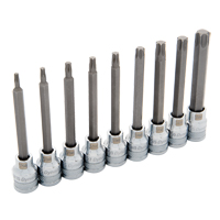 Long Socket Set, Torx&reg;, 3/8" Drive, 9 Pcs Rideout Tool & Machine Inc.