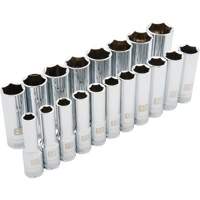 Metric Socket Set, 19 Pcs, 1/2" Drive Size, Deep Rideout Tool & Machine Inc.