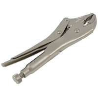 Locking Pliers, 10" Length, Curved Jaw NKE117 | Rideout Tool & Machine Inc.