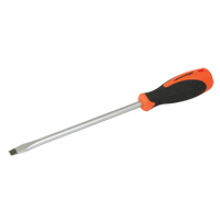 Slotted Screwdriver, 3/8" Tip, Round, 12-5/8" L, Cushion Grip Handle Rideout Tool & Machine Inc.
