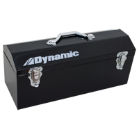 Hip Roof Tool Box, 7" D x 19" W x 7-1/2" H, Black Rideout Tool & Machine Inc.