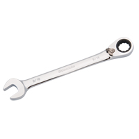 Reversible Combination Ratcheting Wrench, 12 Point, 3/8", Chrome Finish Rideout Tool & Machine Inc.