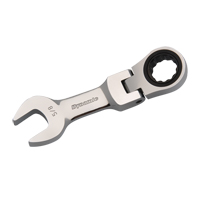 SAE Stubby Flex-Head Ratcheting Wrench NJI100 | Rideout Tool & Machine Inc.
