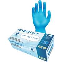 EDT&reg; Examination Gloves, Small, Nitech&reg;, 5-mil, Powder-Free, Blue, Class 2 Rideout Tool & Machine Inc.