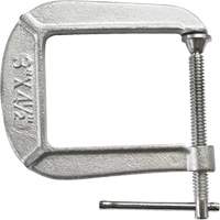 Light-Duty C-Clamp, 3" (76 mm) Capacity, 4-1/2" (114 mm) Throat Depth Rideout Tool & Machine Inc.