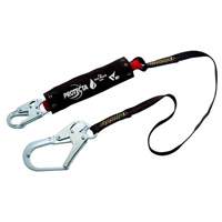 PRO Shock-Absorbing Lanyard, 4', Rebar Hook Center, Snap Hook Leg Ends, Kevlar&reg; Rideout Tool & Machine Inc.
