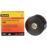 Scotch<sup>®</sup> Professional Grade Linerless Rubber Splicing Tape, 50.8 mm (2") W x 9 m (30') L, 30 mils, Black NJU260 | Rideout Tool & Machine Inc.