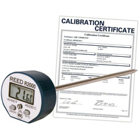 Thermometer with ISO Certificate, Contact, Digital, -40-450°F (-40-230°C) NJW125 | Rideout Tool & Machine Inc.