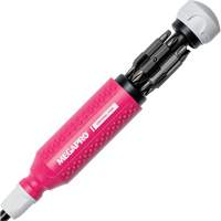 Original Pink 15-in-1 Multi-Bit Screwdriver, 8-37/50" L, Textured Handle Rideout Tool & Machine Inc.