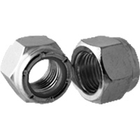 NTU Thin Heavy Series Locknut Nylon Insert, 3/4"-10 Dia., Zinc Plated Rideout Tool & Machine Inc.