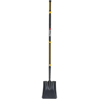 Pelle carr&eacute;e Pro, Fibre de verre, Lame Acier durci, Manche en Droit, Longueur 48" Rideout Tool & Machine Inc.