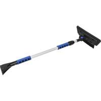 Snow Brush, Telescopic, EVA Foam Blade, 48" Long, Black/Blue Rideout Tool & Machine Inc.