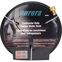 Contractor Duty Rubber Hose, Rubber, 5/8" dia. x 25' Rideout Tool & Machine Inc.