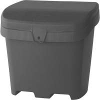 Salt & Sand Container, With Hasp, 21" x 27" x 26", 4.24 cu. ft., Grey NO615 | Rideout Tool & Machine Inc.