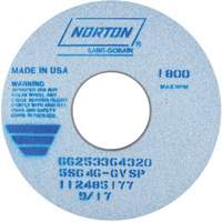 Meule vitrifi&eacute;e, type 01, C&eacute;ramique d'alumine, 14" x 1-1/2" Rideout Tool & Machine Inc.