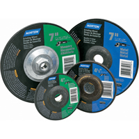 Gemini&reg; Depressed Centre Grinding Wheels, 4" x 1/4", 5/8" Arbor, Aluminum Oxide, Type 27 Rideout Tool & Machine Inc.