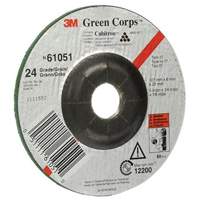 Green Corps Flexible Grinding Wheel, 5" x 1/4", 7/8" Arbor, Ceramic, Type 1 Rideout Tool & Machine Inc.