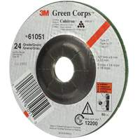 Green Corps Flexible Grinding Wheel, 5" x 1/4", 7/8" Arbor, Ceramic, Type 1 Rideout Tool & Machine Inc.