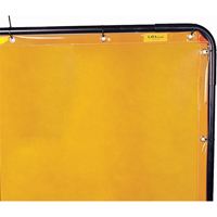 Welding Screen and Frame, Yellow, 8' x 6' NT889 | Rideout Tool & Machine Inc.