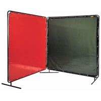 Welding Screen and Frame, Yellow, 6' x 6' NT888 | Rideout Tool & Machine Inc.