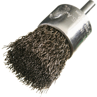 Crimped Wire End Brushes, 3/4", 0.014" Fill, 1/4" Shank Rideout Tool & Machine Inc.