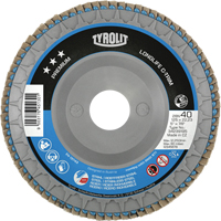 Disque &agrave; lamelles Long Life C-Trim, 4-1/2" x 7/8", Type 29, Grain 80, Zirconium Rideout Tool & Machine Inc.