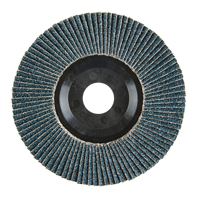 Disque &agrave; lamelles, 4-1/2" x 7/8", Type 27, Grain 40, Zirconium Rideout Tool & Machine Inc.