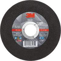 Silver Cut-Off Wheel, 4-1/2" x 0.04", 7/8" Arbor, Type 1, Ceramic, 13300 RPM NV202 | Rideout Tool & Machine Inc.