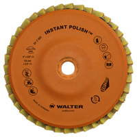 Disque &agrave; lamelles Instant Polish, 4-1/2" x 5/8"-11, Type 27, Grain Tr&egrave;s fin, Zirconium Rideout Tool & Machine Inc.